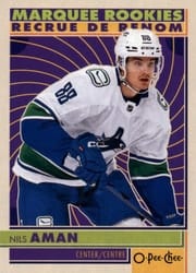 2022-23 O-Pee-Chee Retro Nils Aman #584 card
