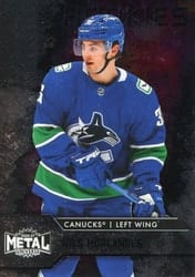2020-21 SkyBox Metal Universe Base Set Nils Hoglander #142 card
