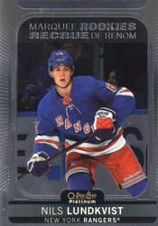 2021-22 O-Pee-Chee Platinum Base Set Nils Lundkvist #266 card