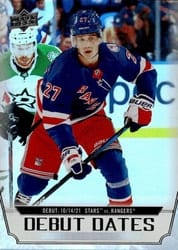 2022-23 Upper Deck Debut Dates Nils Lundkvist #DD-4 card