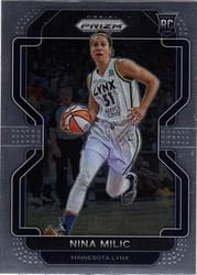 2022 Panini Prizm WNBA Base Set Nina Milic #25 card