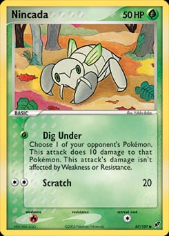 Deoxys Nincada #67 card
