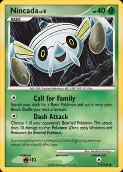 Supreme Victors Nincada #117 card