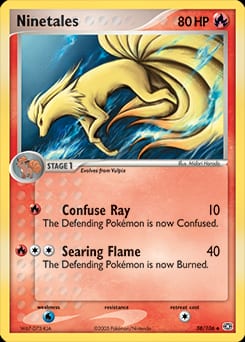 2005 Emerald Ninetales #38 card