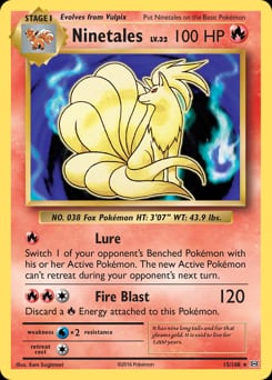 2016 Evolutions Ninetales #15 card
