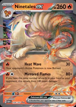 2023 151 Ninetales ex #38 card