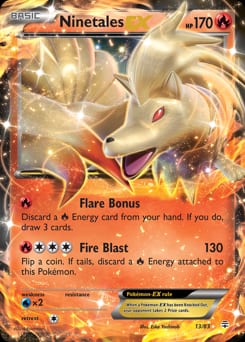 Generations Ninetales-EX #13 card