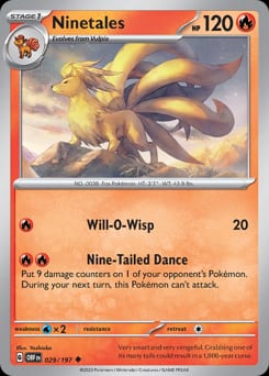 2023 Obsidian Flames Ninetales #29 card
