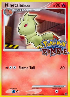 2009 Pokémon Rumble Ninetales #3 card
