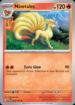 2024 Twilight Masquerade Ninetales #27 card