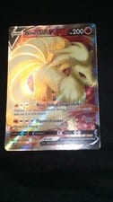 2020 Rebel Clash Ninetales V #177 card