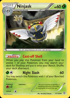 Dragons Exalted Ninjask #11 card