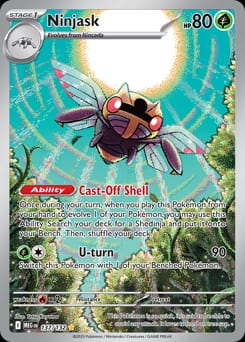 2025 Mega Evolution Ninjask #137 card