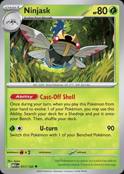 Mega Evolution Ninjask #17 card