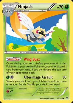 Roaring Skies Ninjask #10 card
