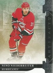 2019-20 Upper Deck Artifacts Base Set Nino Niederreiter #49 card