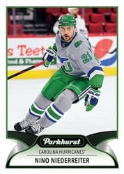 2021-22 Parkhurst Base Set Nino Niederreiter #75 card