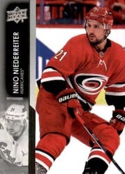2021-22 Upper Deck Base Set Nino Niederreiter #284 card