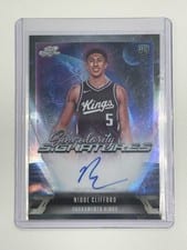 2025-26 Topps Cosmic Chrome Singularity Signatures Nique Clifford #SS-NC card