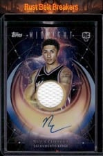 2025-26 Topps Midnight Rookie Jersey Autographs Nique Clifford #RJA-NC card