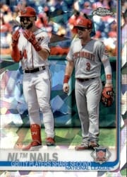 2019 Topps Chrome Sapphire Edition Base Set NL Nails #145 card