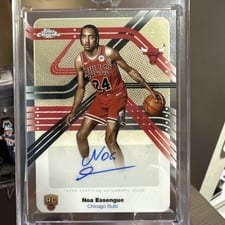 2025-26 Topps Chrome Next Stop Signatures Noa Essengue #NS-NE card