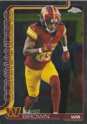 2025 Topps Chrome Base Set Noah Brown #293 card
