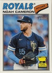 2026 Topps Heritage Base Set Noah Cameron #78 card