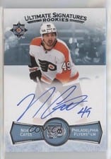 2022-23 Upper Deck Ultimate Collection Ultimate Signatures Rookies Noah Cates #USR-NC card