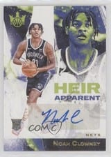 2023-24 Panini Court Kings Heir Apparent Autographs Noah Clowney #HA-NCN card
