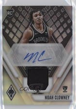 2023-24 Panini Phoenix Rookie Jersey Autographs Noah Clowney #RJA-NCW card