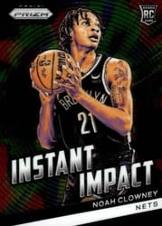 2023-24 Panini Prizm Instant Impact Noah Clowney #21 card