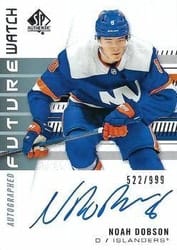 2019-20 SP Authentic Base Set Noah Dobson #193 card