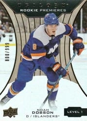2019-20 Upper Deck Trilogy Base Set Noah Dobson #68 card