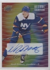 2023-24 Upper Deck Allure Color Flow Full Rainbow Auto Noah Dobson #CFA-ND card