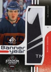 2024-25 SP Game Used 2024 Stadium Series Banner Year Relics Noah Dobson #BYSS-ND card