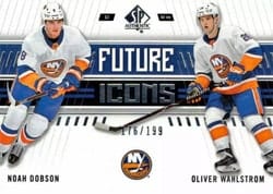 2019-20 SP Authentic Base Set Noah Dobson/Oliver Wahlstrom #135 card