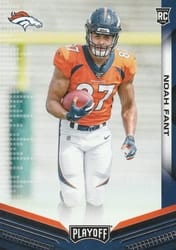 2019 Panini Playoff Base Set Noah Fant #222 card