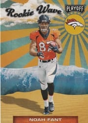 2019 Panini Playoff Rookie Wave Noah Fant #19 card