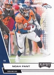 2020 Panini Playoff Base Set Noah Fant #76 card