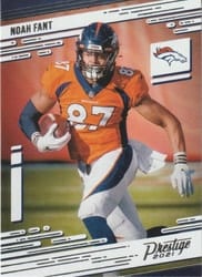 2021 Panini Prestige Base Set Noah Fant #40 card