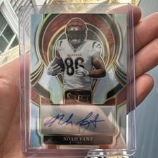 2025 Panini Select Select Signature Prizm Noah Fant #SIP-NFT card