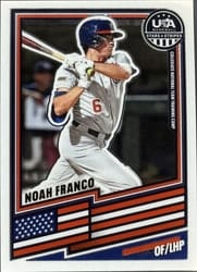 2026 Panini Stars & Stripes Prizm Base Set Noah Franco #134 card