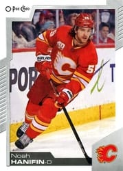 2020-21 O-Pee-Chee Base Set Noah Hanifin #348 card