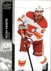 2021-22 Upper Deck Base Set Noah Hanifin #28 card