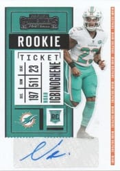2020 Panini Contenders Base Set Noah Igbinoghene #145 card