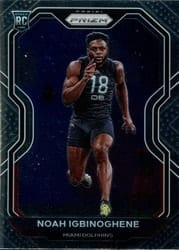 2020 Panini Prizm Base Set Noah Igbinoghene #340 card