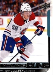2018-19 Upper Deck Base Set Noah Juulsen #482 card