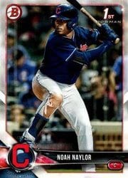2018 Bowman Draft Base Set Noah Naylor #BD-193 card