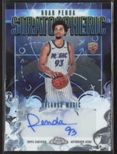 2025-26 Topps Chrome Stratospheric Signatures Rookies Noah Penda #SMR-NP card